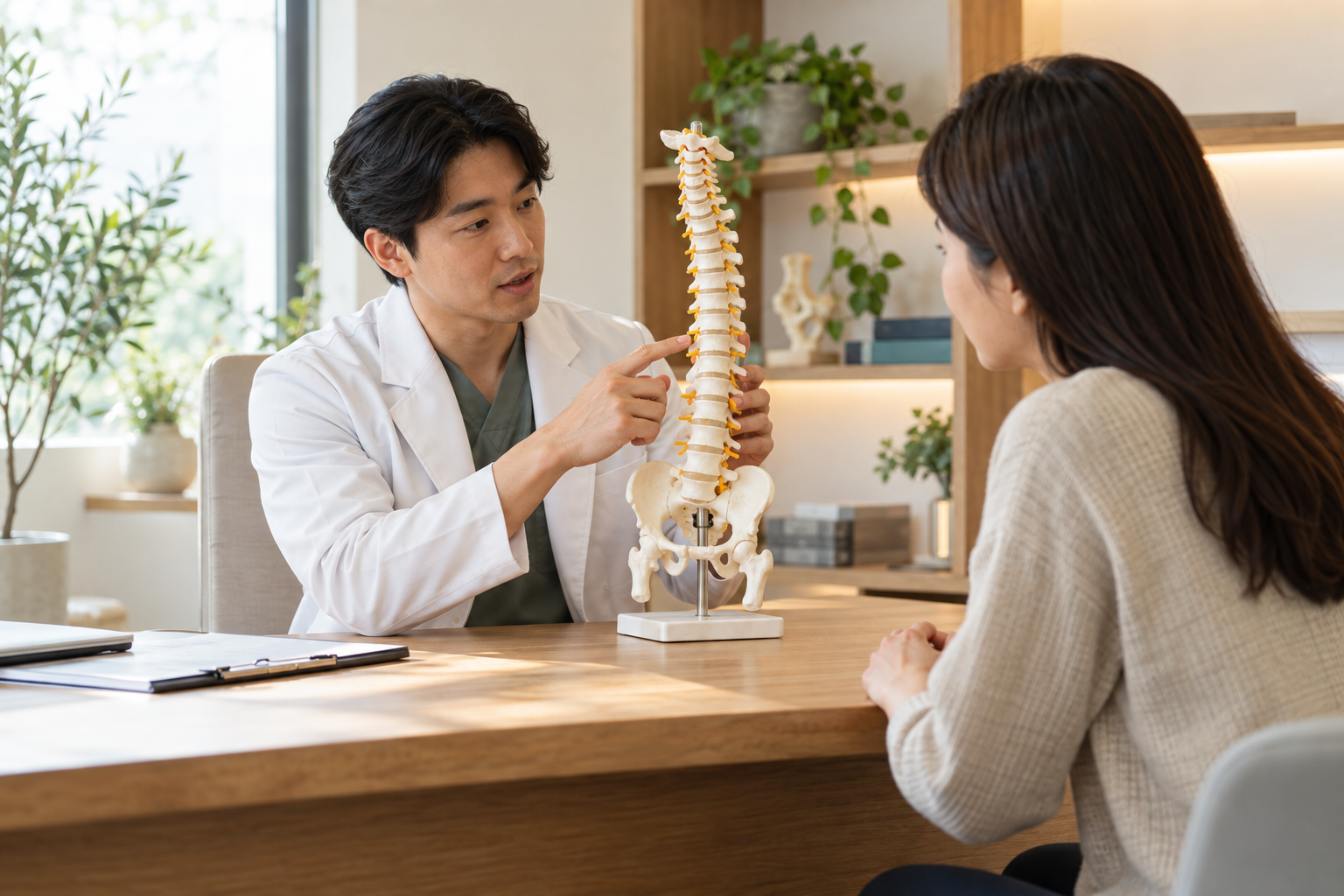 정읍 허리통증 한의원 — 허리 상담 자료에 관한 AI 설명용 이미지