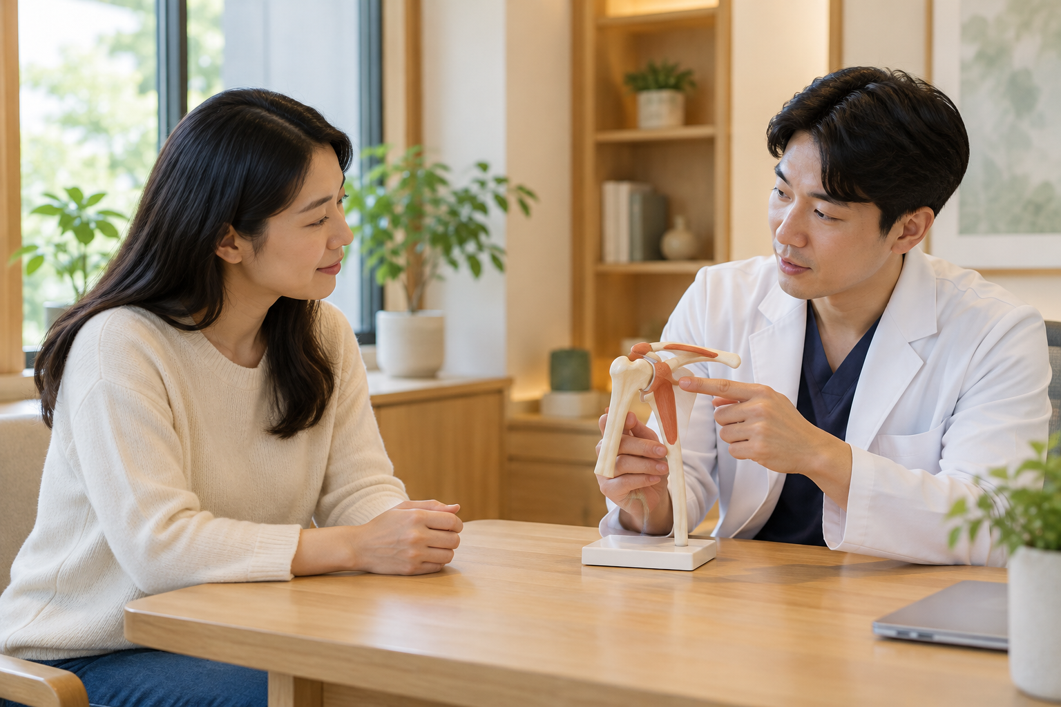 정읍 어깨통증 한의원 — 어깨 상담에 관한 AI 설명용 이미지